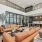 couches facing one another with a coffee table between them