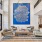 lobby with seating and large art piece on the wall