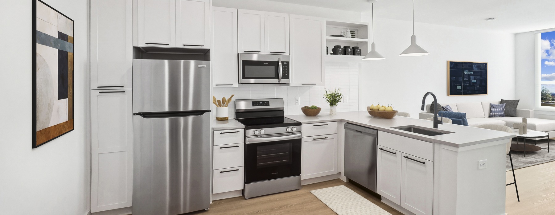 kitchen with decor